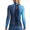 верх женского костюма Sportful Apex W Jersey 2023 галактический синий / синий деним